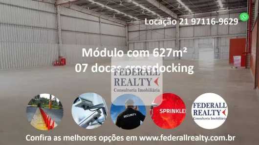 Galpão/Depósito/Armazém para alugar, 627m² no Pavuna, Rio de Janeiro