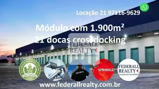 Galpão/Depósito/Armazém para alugar, 2000m² no Vila São Luís, Duque de Caxias