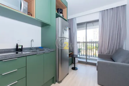 Apartamento com 1 Quarto para alugar, 26m² no Pinheiros, São Paulo