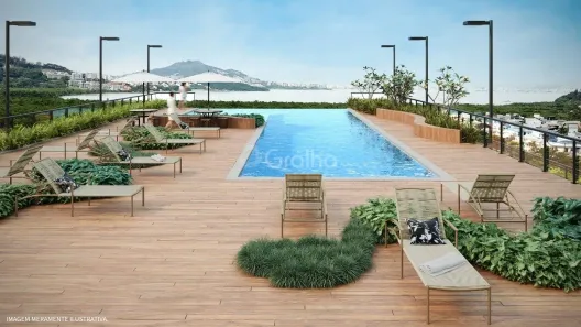 Apartamento com 1 Quarto à venda, 34m² no Saco Grande, Florianópolis