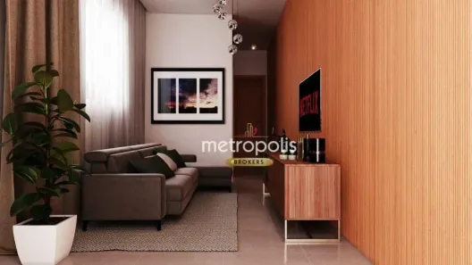 Apartamento com 2 Quartos à venda, 44m² no Campestre, Santo André