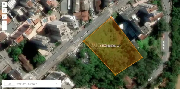 Lote/Terreno à venda, 5605m² no Ponta Aguda, Blumenau