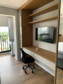 Apartamento com 1 Quarto para alugar, 24m² no Chácara Gaivotas, São Paulo