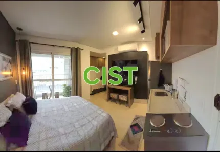 Apartamento com 1 Quarto para alugar, 26m² no Brooklin Paulista, São Paulo