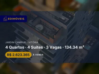 Apartamento com 4 Quartos à venda, 134m² no Jardim Camburi, Vitória