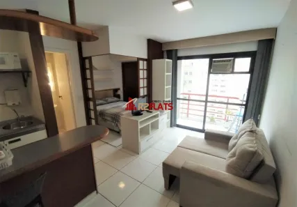 Flat com 1 Quarto para alugar, 35m² no Moema, São Paulo