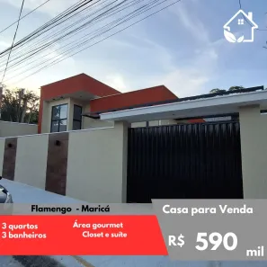 Casa com 3 Quartos à venda, 120m² no Flamengo, Maricá