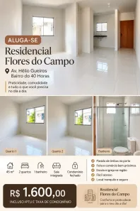 Apartamento com 2 Quartos para alugar, 42m² no Quarenta Horas (Coqueiro), Ananindeua