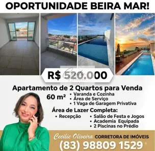 Apartamento com 2 Quartos à venda, 10m² no Santa Catarina, Cabedelo
