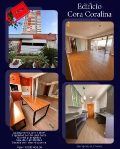 Apartamento com 3 Quartos à venda, 127m² no Jardim das Américas, Cuiabá