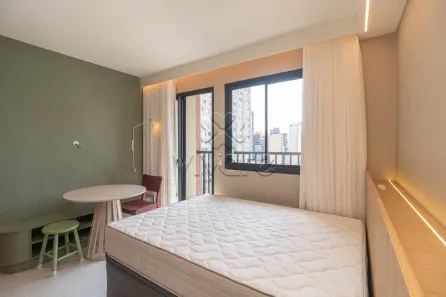 Apartamento com 1 Quarto para alugar, 24m² no Centro, Curitiba