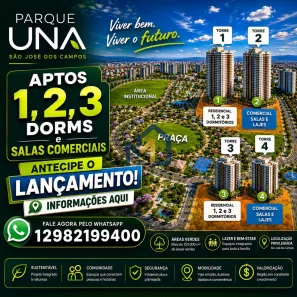Apartamento com 1 Quarto à venda, 50m² no Parque Residencial Aquarius, São José dos Campos