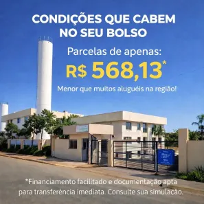 Apartamento com 2 Quartos à venda, 53m² no Mansões Recreio Mossoró, Cidade Ocidental