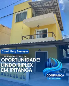 Casa de Condomínio com 4 Quartos à venda, 160m² no Ipitanga, Lauro de Freitas
