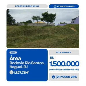 Lote/Terreno à venda, 1827m² no Vila Ibirapitanga, Itaguaí