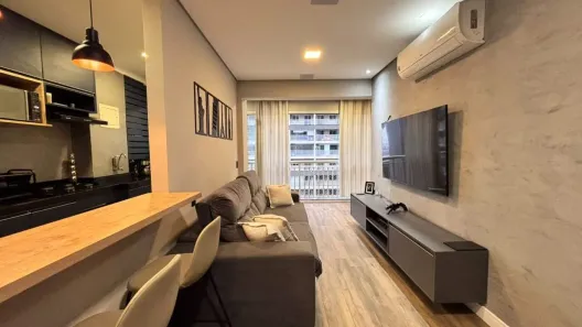 Apartamento com 1 Quarto para alugar, 50m² no Vila Mathias, Santos