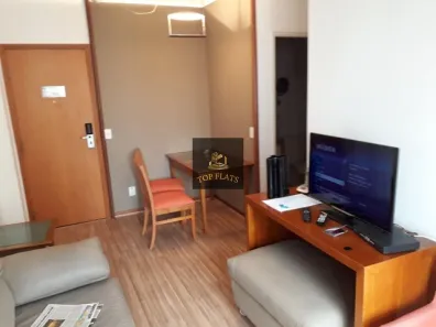 Flat com 2 Quartos para alugar, 54m² no Cidade Monções, São Paulo