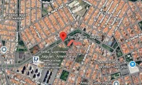 Lote/Terreno à venda, 215m² no Parque Residencial Jaguari, Americana