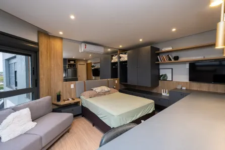 Apartamento com 1 Quarto para alugar, 29m² no São Gonçalo, Pelotas