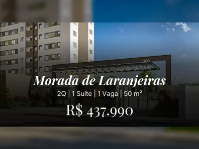 Apartamento com 2 Quartos à venda, 50m² no Morada de Laranjeiras, Serra