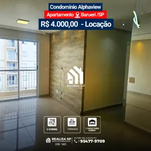Apartamento com 3 Quartos para alugar, 68m² no Jardim Tupanci, Barueri