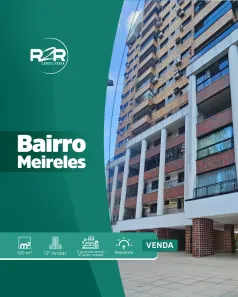 Apartamento com 3 Quartos à venda, 100m² no Meireles, Fortaleza