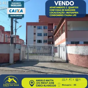 Apartamento com 2 Quartos à venda, 40m² no Itaúna, São Gonçalo