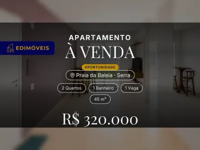 Apartamento com 2 Quartos à venda, 45m² no Praia da Baleia, Serra
