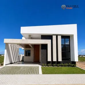 Casa de Condomínio com 3 Quartos à venda, 130m² no Zona de Expansão (Olhos D'Agua), Barra dos Coqueiros