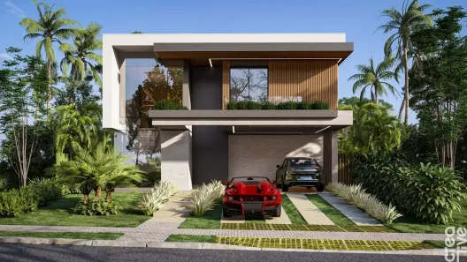 Casa de Condomínio com 4 Quartos à venda, 255m² no Alphaville (Abrantes), Camaçari