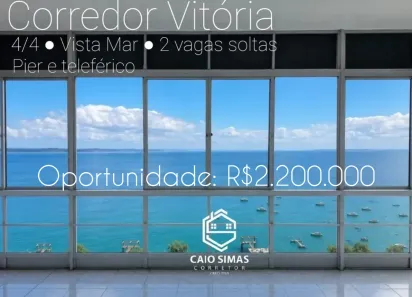 Apartamento com 4 Quartos à venda, 200m² no Vitória, Salvador
