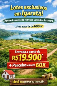 Lote/Terreno à venda, 600m² no Centro, Igaratá