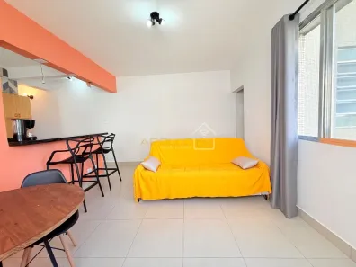 Apartamento com 1 Quarto para alugar, 60m² no José Menino, Santos