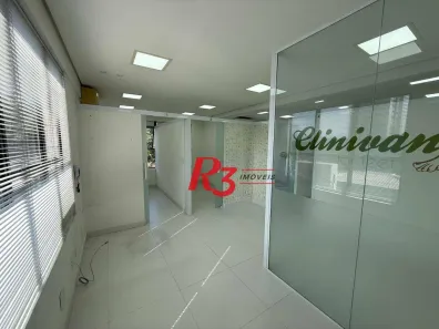 Sala Comercial para alugar, 42m² no Vila Mathias, Santos