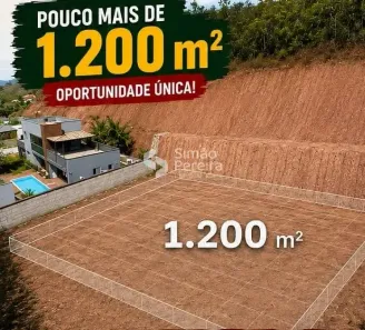 Lote/Terreno à venda, 1200m² no Caeté, Juiz de Fora