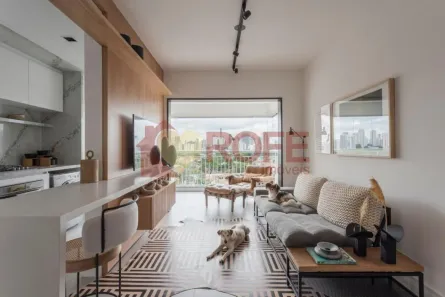 Apartamento com 1 Quarto para alugar, 49m² no Vila Cordeiro, São Paulo
