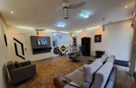 Apartamento com 3 Quartos para venda ou aluguel, 146m² no Boqueirão, Santos