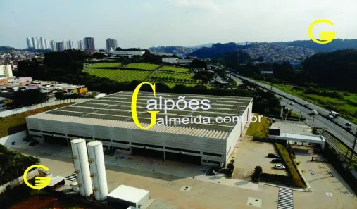 Galpão/Depósito/Armazém para alugar, 2505m² no Jardim Elizabete, Taboão da Serra