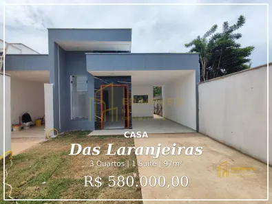 Casa com 3 Quartos à venda, 97m² no das Laranjeiras, Serra