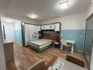 Apartamento com 1 Quarto para alugar, 33m² no Cidade Monções, São Paulo