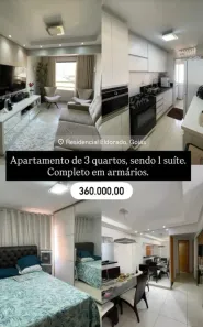 Apartamento com 3 Quartos à venda, 80m² no Residencial Eldorado, Goiânia