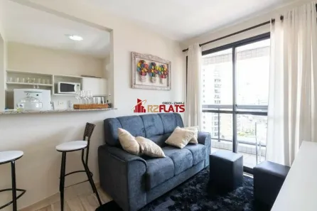 Apartamento com 1 Quarto para alugar, 48m² no Vila Nova Conceição, São Paulo