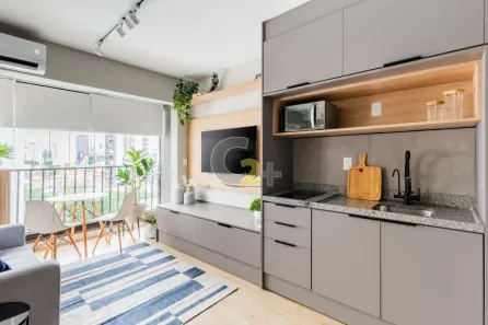 Apartamento com 1 Quarto para alugar, 28m² no Pinheiros, São Paulo