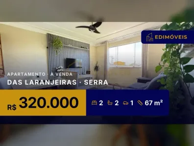 Apartamento com 2 Quartos à venda, 67m² no das Laranjeiras, Serra