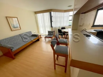 Apartamento com 1 Quarto para alugar, 50m² no Campo Belo, São Paulo