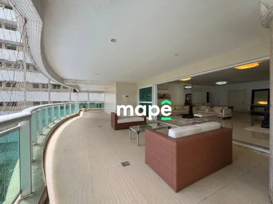 Apartamento com 4 Quartos para alugar, 360m² no Gonzaga, Santos