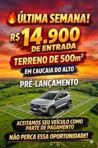 Lote/Terreno à venda, 500m² no Jardim da Glória, Cotia
