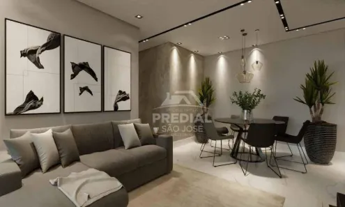 Apartamento com 3 Quartos à venda, 90m² no Condomínio Residencial Colinas do Paratehy, São José dos Campos