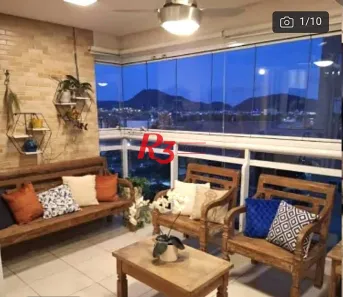Apartamento com 3 Quartos à venda, 103m² no Ponta da Praia, Santos