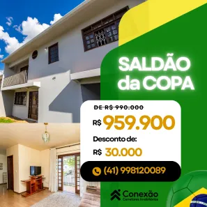 Sobrado com 5 Quartos à venda, 253m² no Bairro Alto, Curitiba